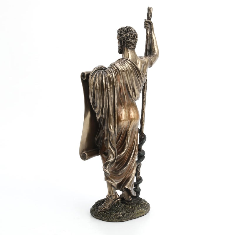 JFSM INC WU Hippocrates of Cos Holding Hippocratic Oath Physician Statue Sculpture Figurine - Image 3